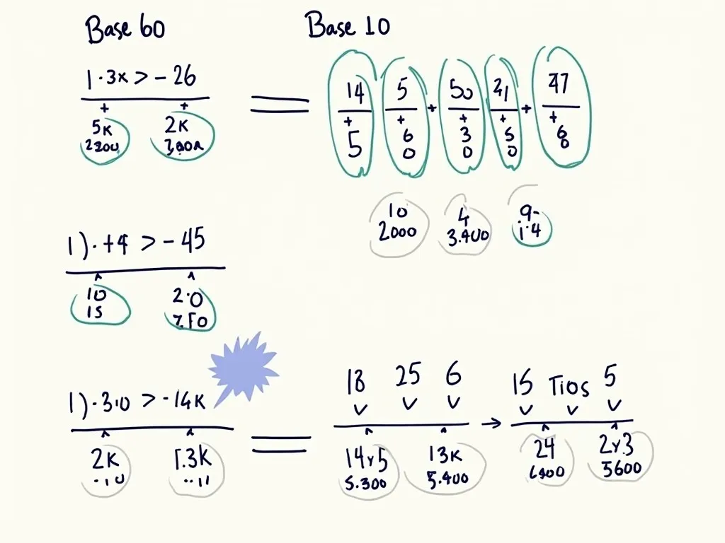 60進法10進法変換