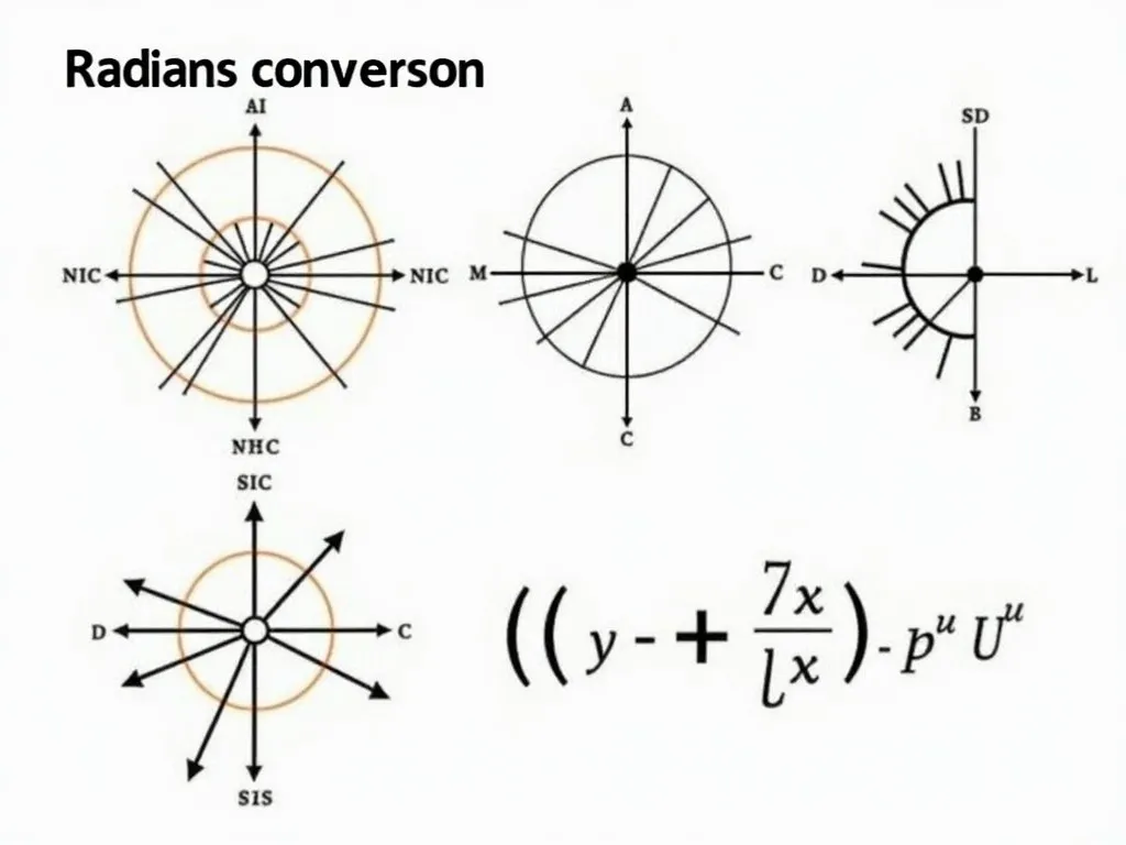 ラジアン度変換